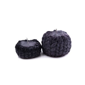 knit-candle-5-tlm Knit candle "coziness", greyish violet