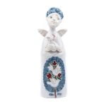 Ceramic Angel Figure with Ram