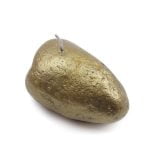 Stone Candle "Little Pebble", Gold