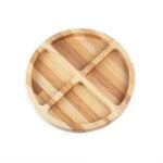 Solid Wood Snack Platter, Round, ⌀ 29 cm