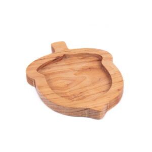 Wooden snack dish for kids - acorn