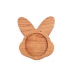 Wooden Snack Dish for Kids - Bunny