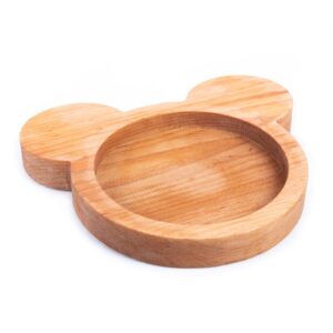 Wooden snack dish for kids - bear
