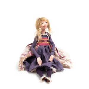 Exclusive doll - girl with beige hair