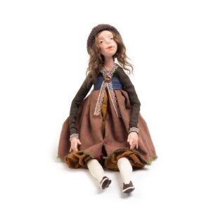 Exclusive doll - girl with greenish brown hair