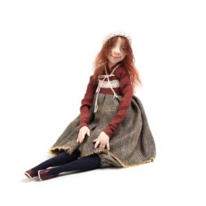 Exclusive doll - girl with chestnut hair