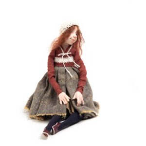 Exclusive doll - girl with chestnut hair