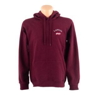 Hoodie - latvia with flag