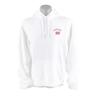 hoodie-latvia-preview1-white-11601 Hoodie - latvia with flag - white, s