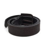 Genuine Leather Belt with Lielvardes Belt Pattern, Black