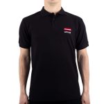 Men's Polo Shirt "Latvija - National Flag", Black