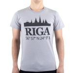 Men’s T-shirt "RIGA" with Coordinates