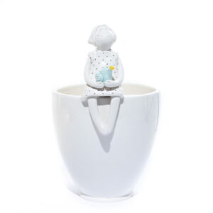 ceramic-dish-front-21241 Ceramic dish "angel with bird", ⌀ 15 cm