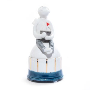 ceramic-dish-with-lid-front-21223 Ceramic dish with lid "angel with boat", ⌀ 9.5 cm