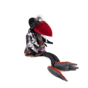 Crow - cute and funny stuffed animal toy, medium