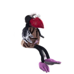 Crow - cute and funny stuffed animal toy, medium