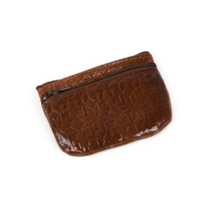 Genuine leather wallet - morning star, 8.5x11 cm
