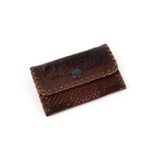 Genuine leather wallet - rīga, 7x10 cm