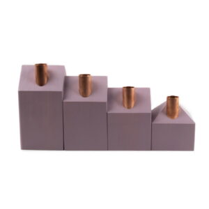house-shaped-pinewood-candle-holders-pastel-violet-front-16122 House-shaped pinewood candle holders, pastel violet