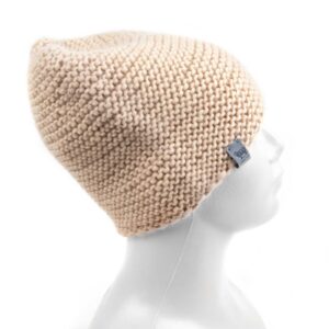 knitted-wool-hat-beige-side-26853 Knitted wool hat, beige