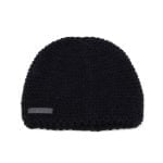 Knitted Wool Hat, Black