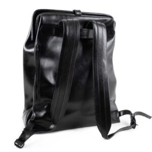 leather-backpack-black-back-27209 Leather backpack, black