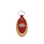 Leather Keychain with Mārtiņš Sign