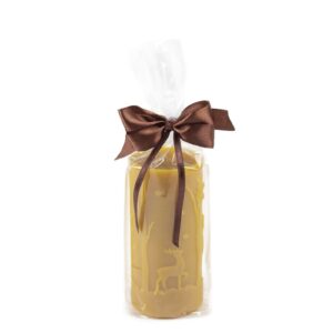 Beeswax candle “deer”, ø 45 mm