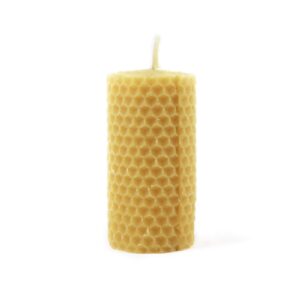 Beeswax candle "honeycomb roll", ø 3.5 cm
