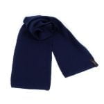 Cashmere Scarf, Navy Blue, 20×160 cm