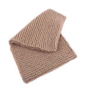 Infinity loop scarf, beige, 25×50 cm