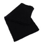 Infinity Loop Scarf, Black, 25×50 cm
