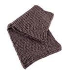 Infinity Loop Scarf, Brown, 25×50 cm