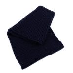 Infinity Loop Scarf, Navy Blue, 25×50 cm