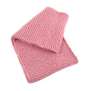 Infinity loop scarf, pink, 25×50 cm