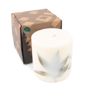 Aromatic soy wax candle, forest - m