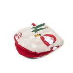 Linen Oven Mitt with Gnomes in Forest, 13x13 cm