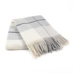 Woolen Throw Blanket with Pattern, Multi-color, 140x200 cm