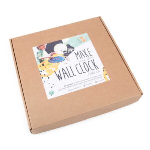 Make your own wall clock, fox, ⌀ 24 cm