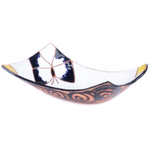ceramic-dish-with-butterflies-white-side-7995 Ceramic dish with butterflies, white, 13×23 cm