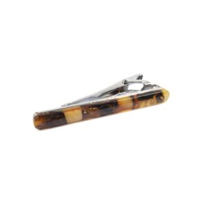 Amber necktie clip