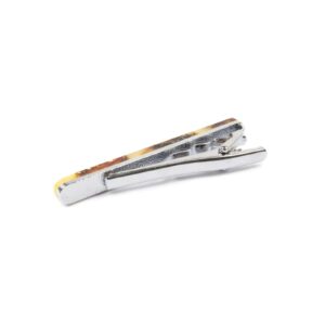 Amber necktie clip
