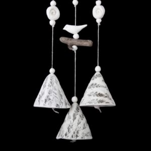 ceramic-wind-chimes-bent-grass-motif-white-3-bells-bottom-33205 Ceramic wind chimes, bent grass motif, white, 3 bells