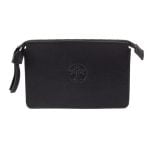 Genuine Leather Wallet, Black, 13.5x20 cm