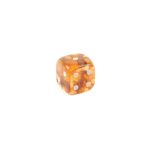 Amber Dice, 1.5x1.5 cm