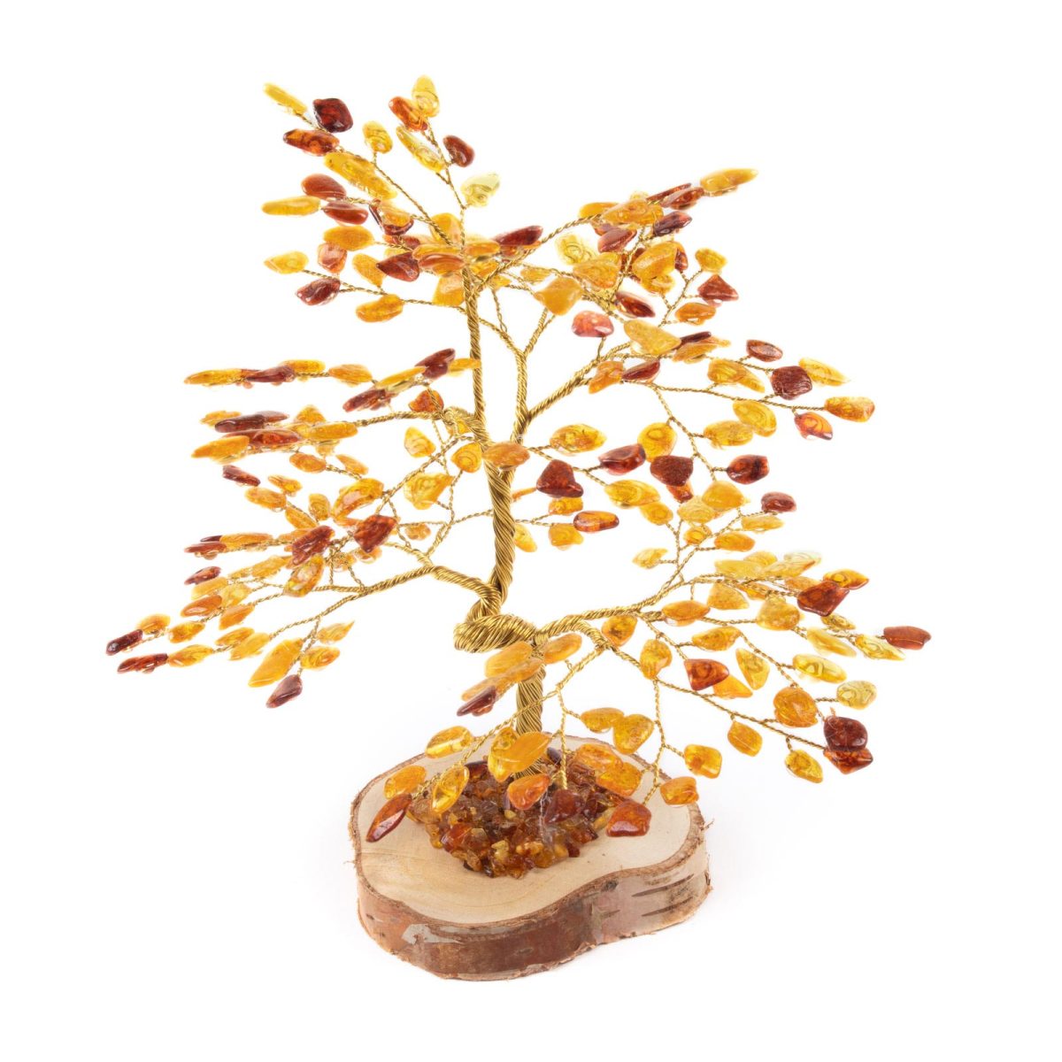 Amber Tree of Happiness  Bonsai 10cm  72 Baltic  Amber Stones 
