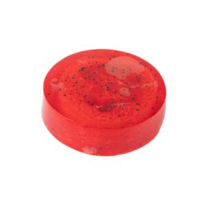 Loofah soap with strawberry, one bar