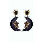 Plexiglass Earrings - Moon