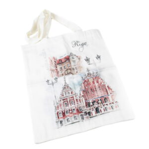 Cotton tote bag "riga", 34x39 cm