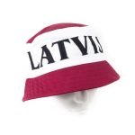 Panama Hat with letters "Latvija"